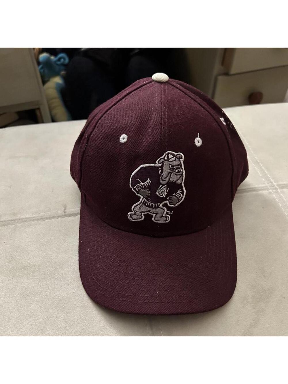 Vintage Zephyr Alabama A&M University burgundy baseball cap size 7 3/4